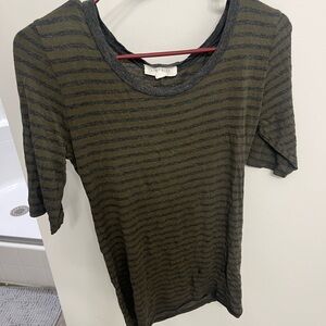 Fitted Green Short Sleeve T-Shirt